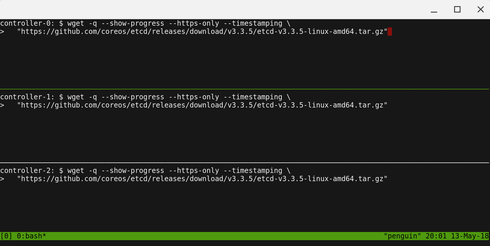 tmux screenshot